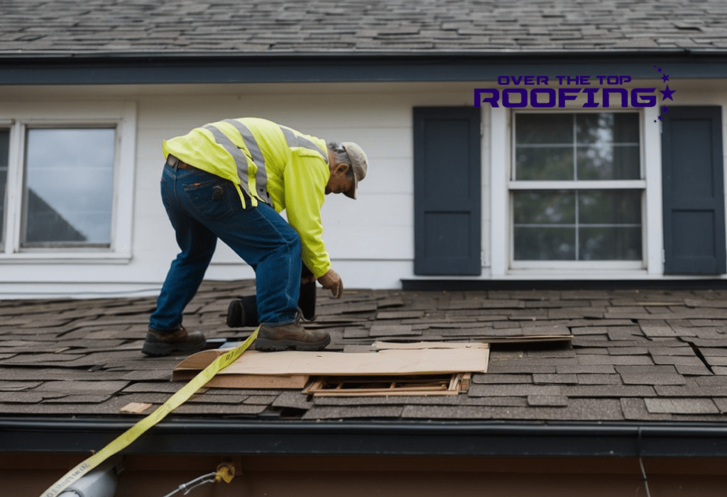 Hail damage on roof in Peabody MA